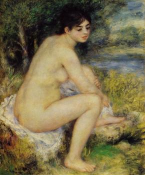 皮埃爾 奧古斯特 雷諾阿 Seated Bather 皮埃爾 奧古斯特 雷諾阿 Seated Bather